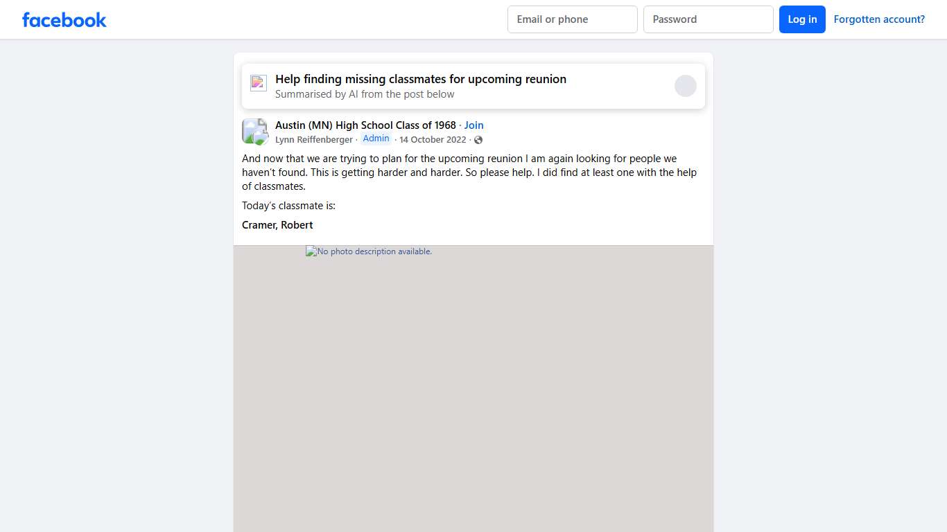 Austin (MN) High School Class of 1968 | And now that we are trying to plan for the upcoming reunion I am again looking for people we haven’t found | Facebook