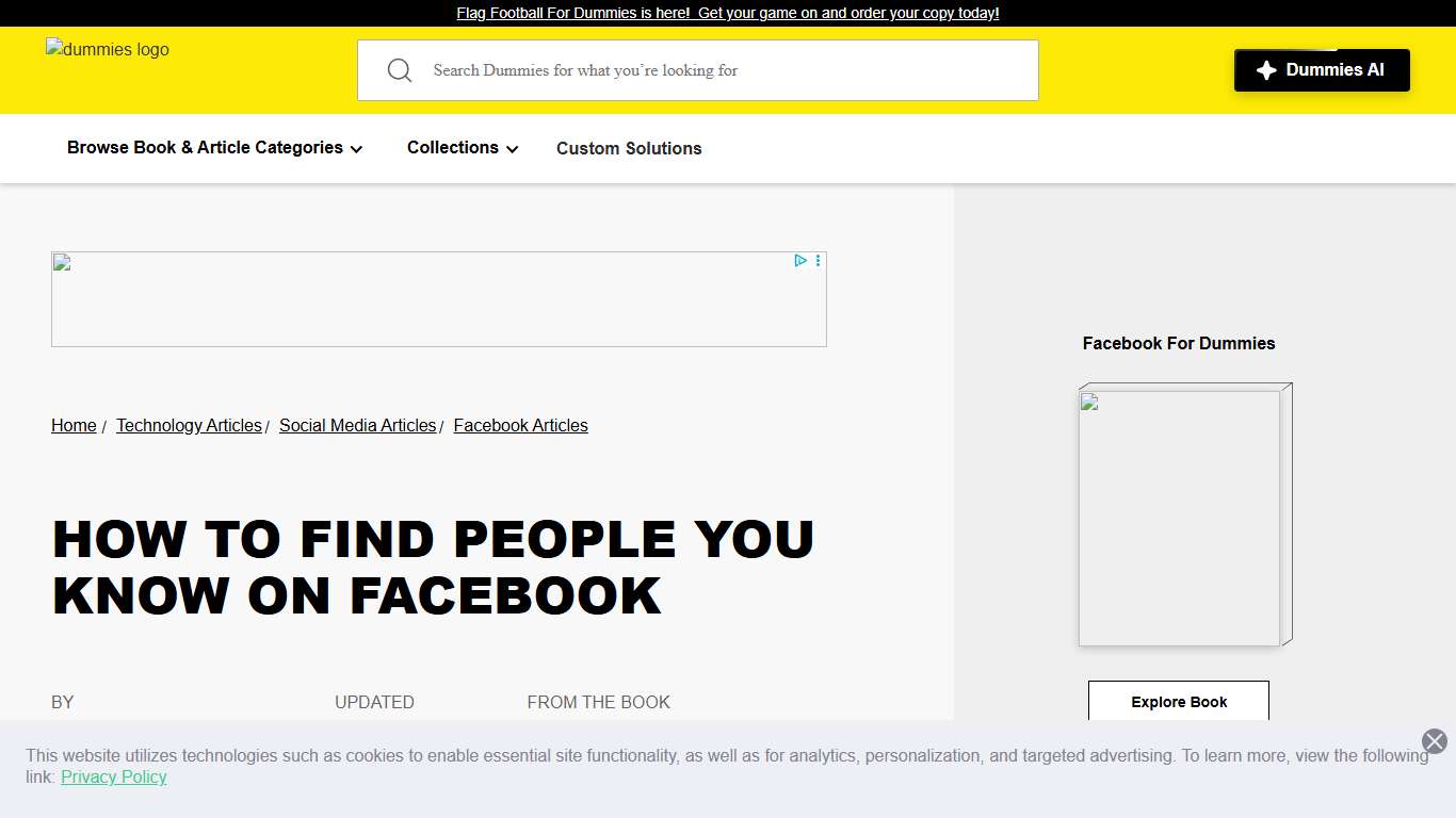 How to Find People You Know on Facebook | dummies
